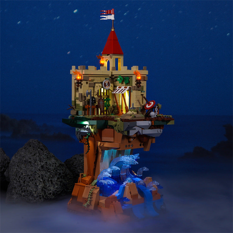 Cliff Castle Middle Ages LED Block Lighting Toys