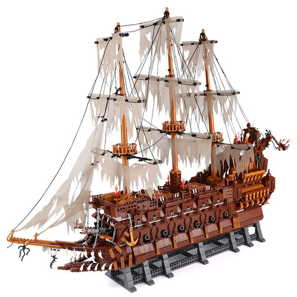 The Pirates Of the Caribbean Flying Dutchman Assembled Model Building Blocks