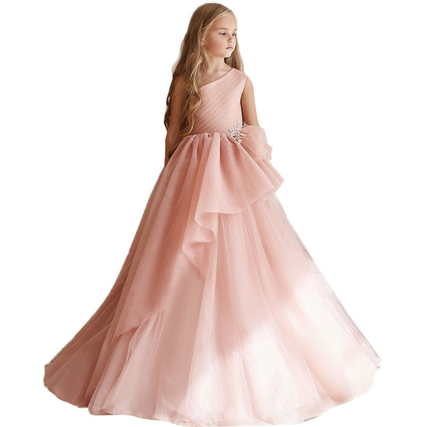 Children Girl Evening Dress Princess Skirt Dress Skirt Long Style