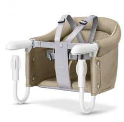 Portable Foldable Baby Highchair Safety Belt Infant Feeding Chair Booster Seat Harness Dinner Lunch Washable Hook-on Chair