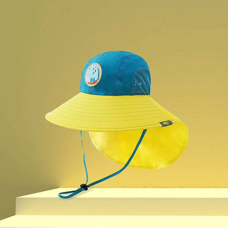 Children's Hat Baby Sun Hat Boys Big Brim Sun Hat