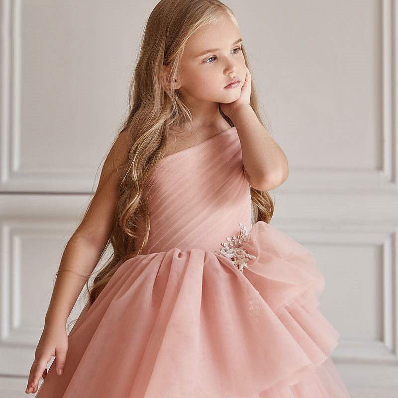 Children Girl Evening Dress Princess Skirt Dress Skirt Long Style