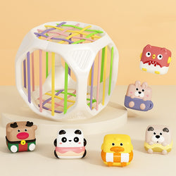 Baby Cute Cecele Can Bite Patchwork Jenga Baby Bath Toy